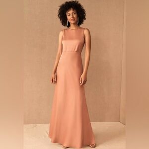 Sachin + Babi Sleeveless Peach Maxi Dress